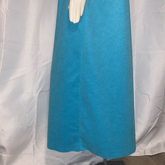 VGT blue fleece robe house coat. Size Large - Picture 9 of 14